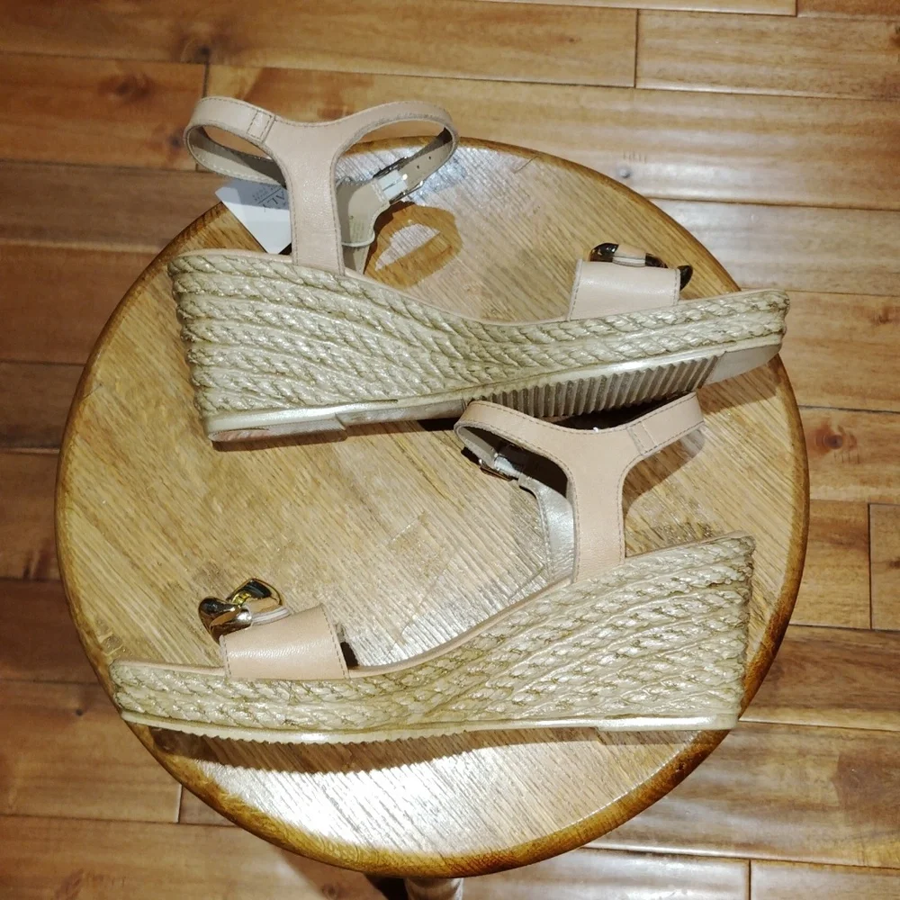 Mariella Italian Leather Wedge Sandals